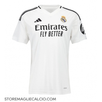 Real Madrid Maglia Gara Casa Repliche 2024-25 Donna Maniche Corte